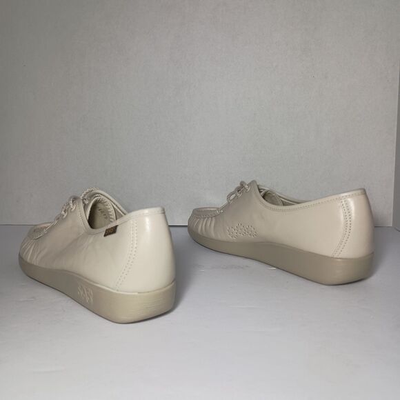 SAS Women's Siesta Comfort Shoes In Bone Size 9 Made In USA Handsewn - Picture 4 of 16